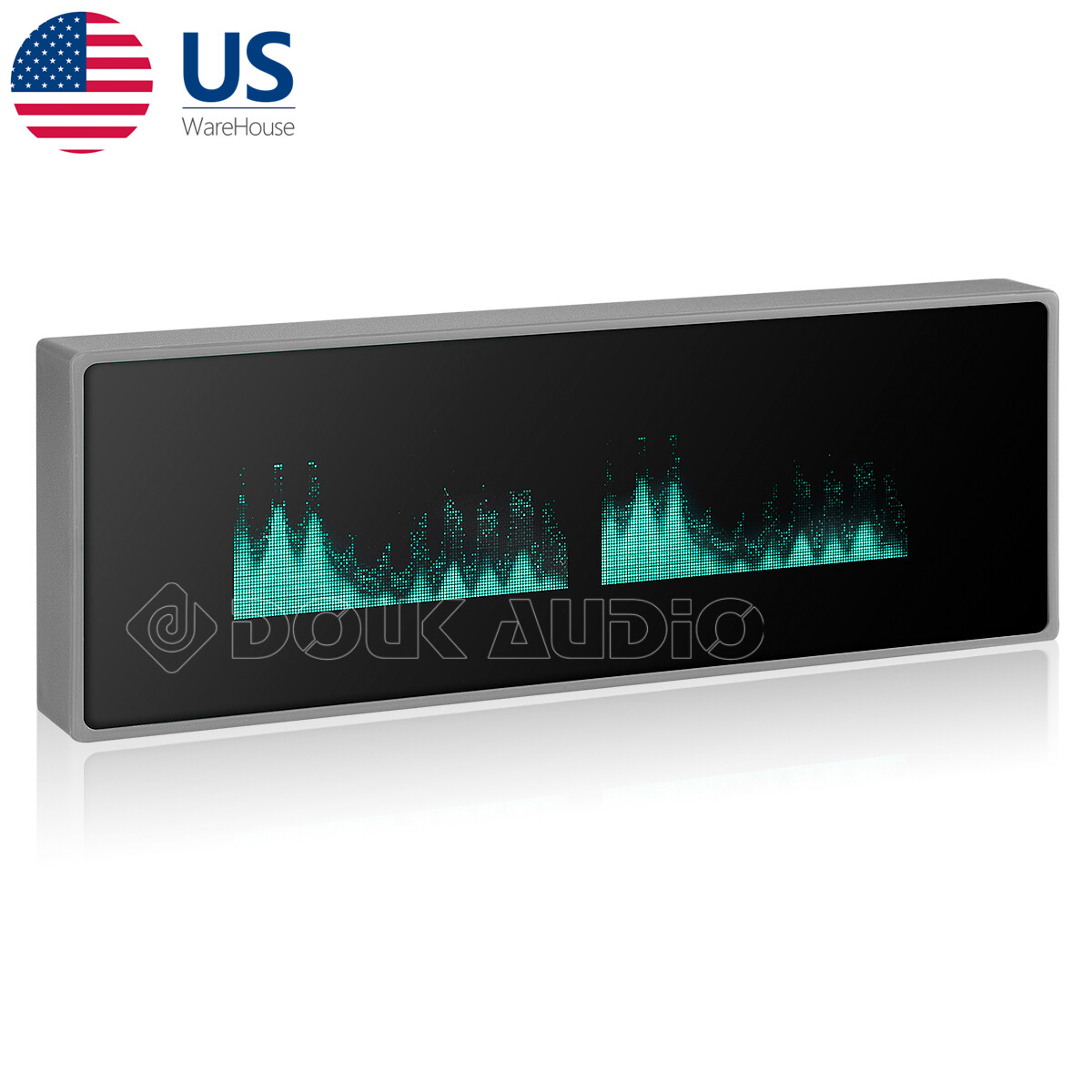 VFD Sound Level Meter Digital Dot Matrix MIC Pick-up Audio Analyzer Desk Clock