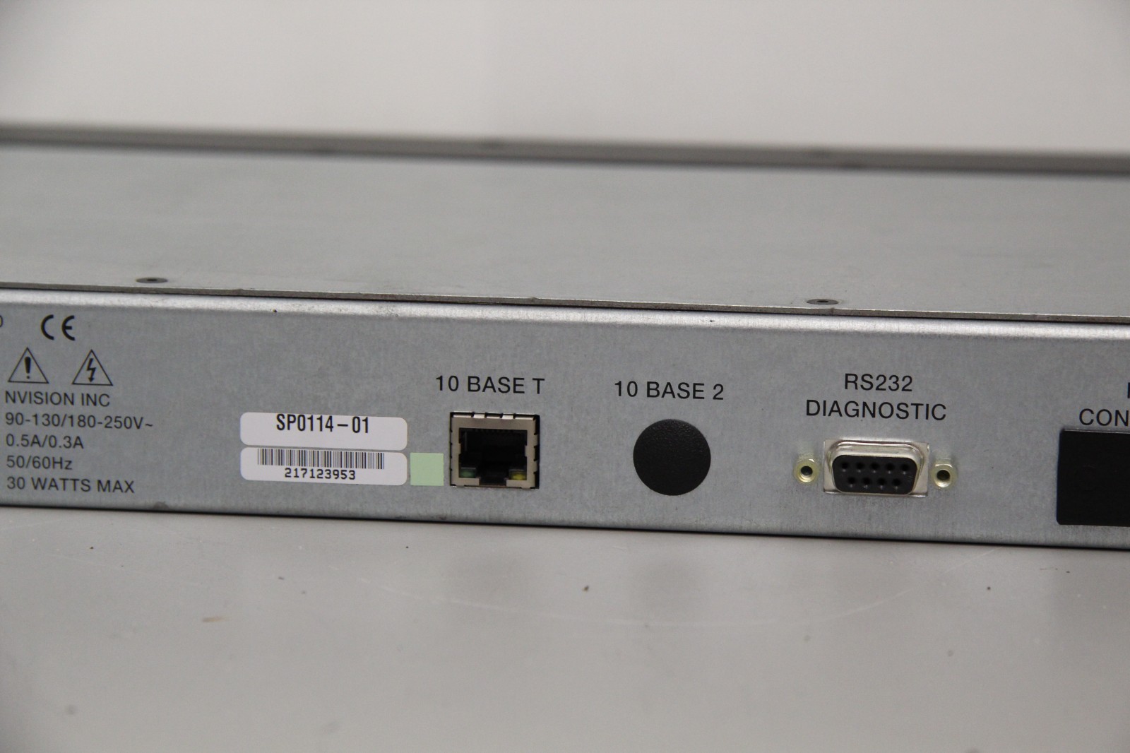 Miranda Nvision Rack Mount Router Control Panel NV9603A
