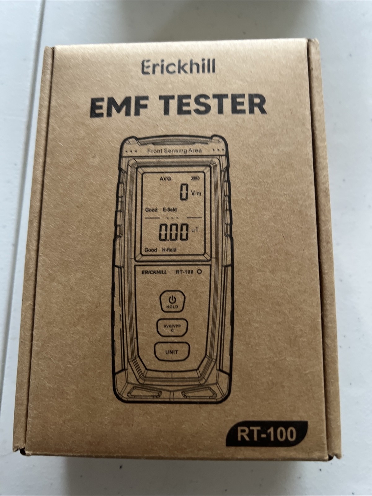 Erickhill EMF Tester RT-100 Electromagnetic Radiation Tester New