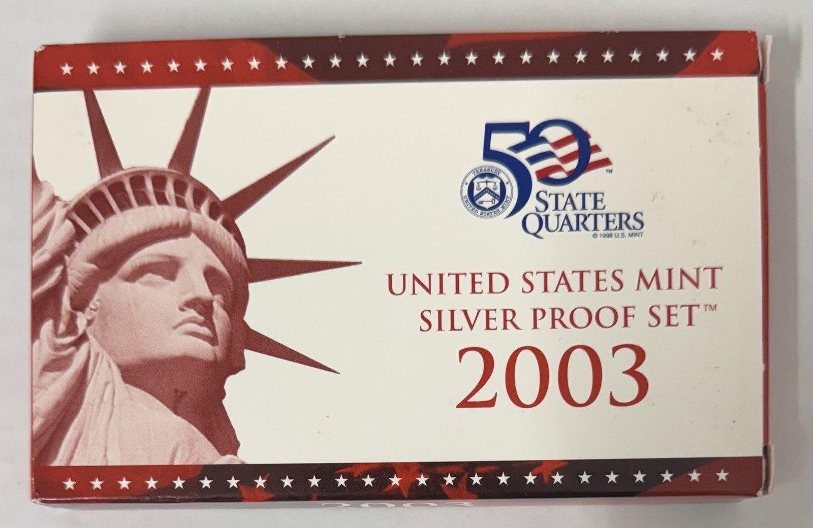 2003-S Complete SILVER Proof Set w Box and COA    Free US Shipping