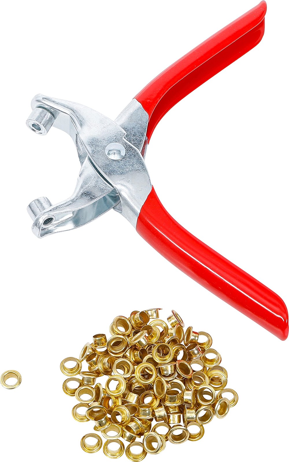 BGS Diy 75831 | Eyelet Pliers with 100 Round Eyelets | 5.0mm