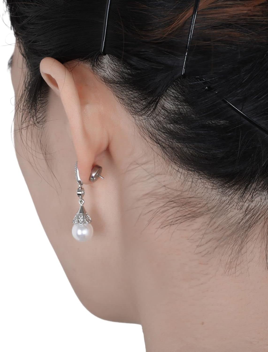 Earring Backs Replacements,4Pcs Dics Earring Backs for Studs, Diamond Earrings,