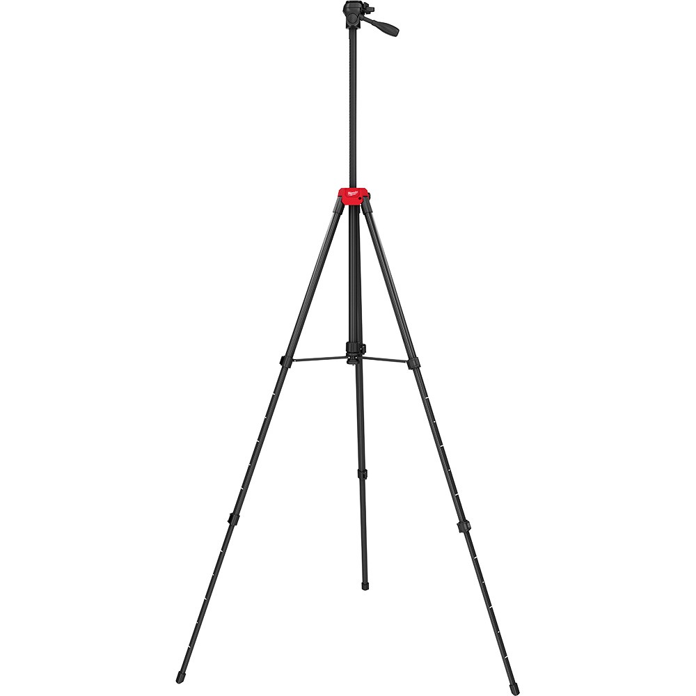 Milwaukee 48-35-1411 72-in. Aluminum Laser Tripod, 1/4" - 20" Pan-Tilt Head