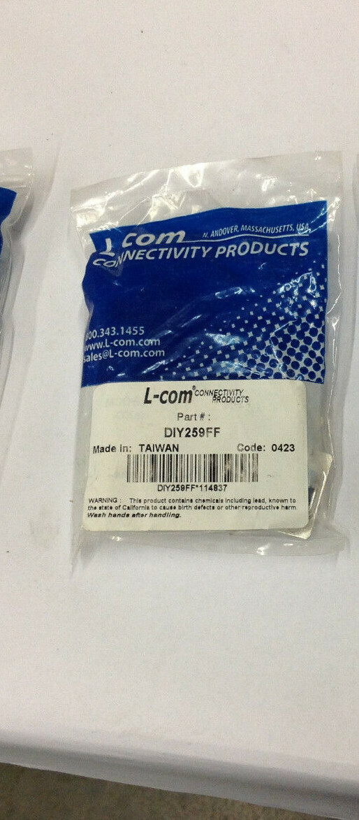 L-Com DIY259FF DIY 259FF  Adapter Kit Unwired. NEW IN BAG