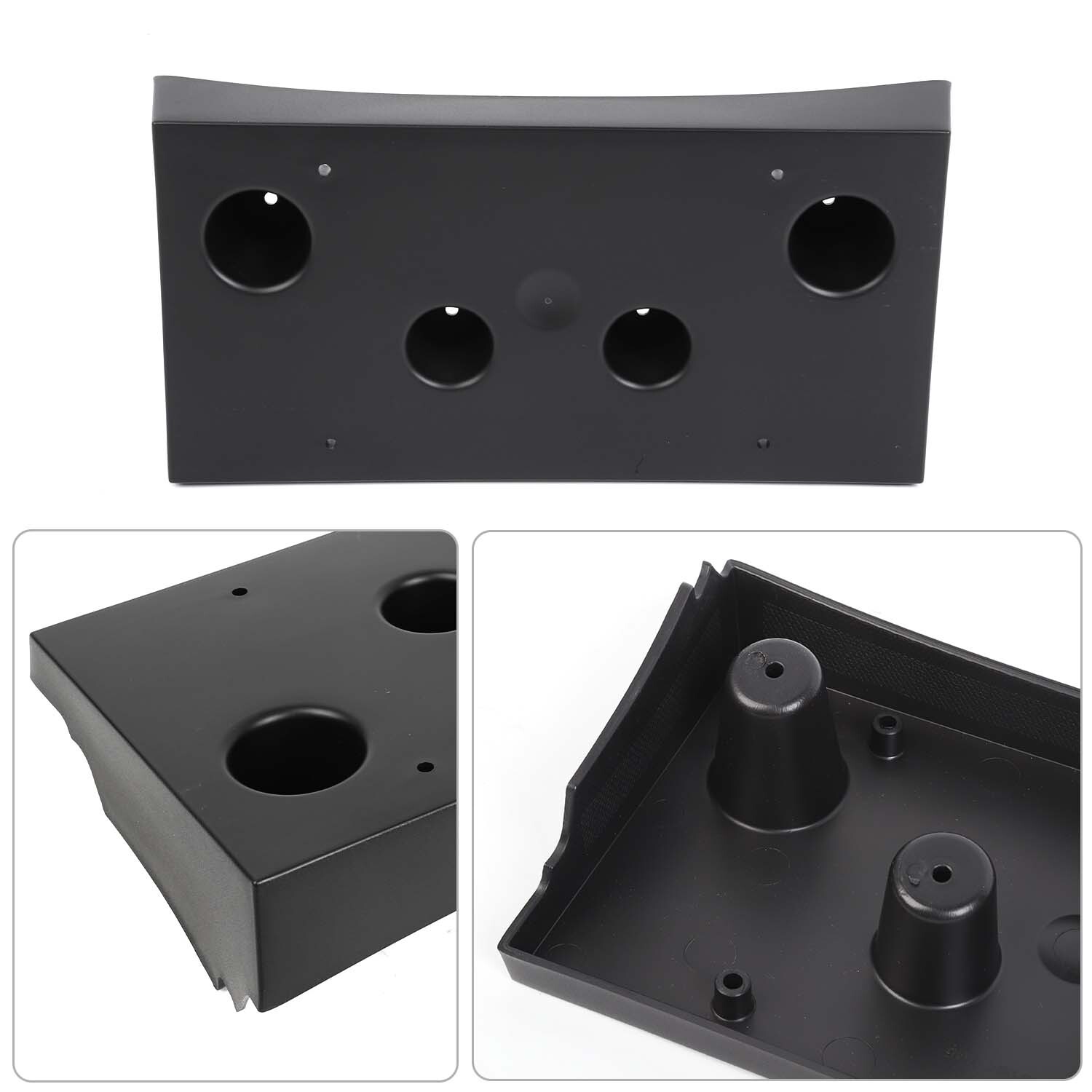 Black Front License Plate Frame Bracket Holder Accessories For 2015-20 GMC Yukon