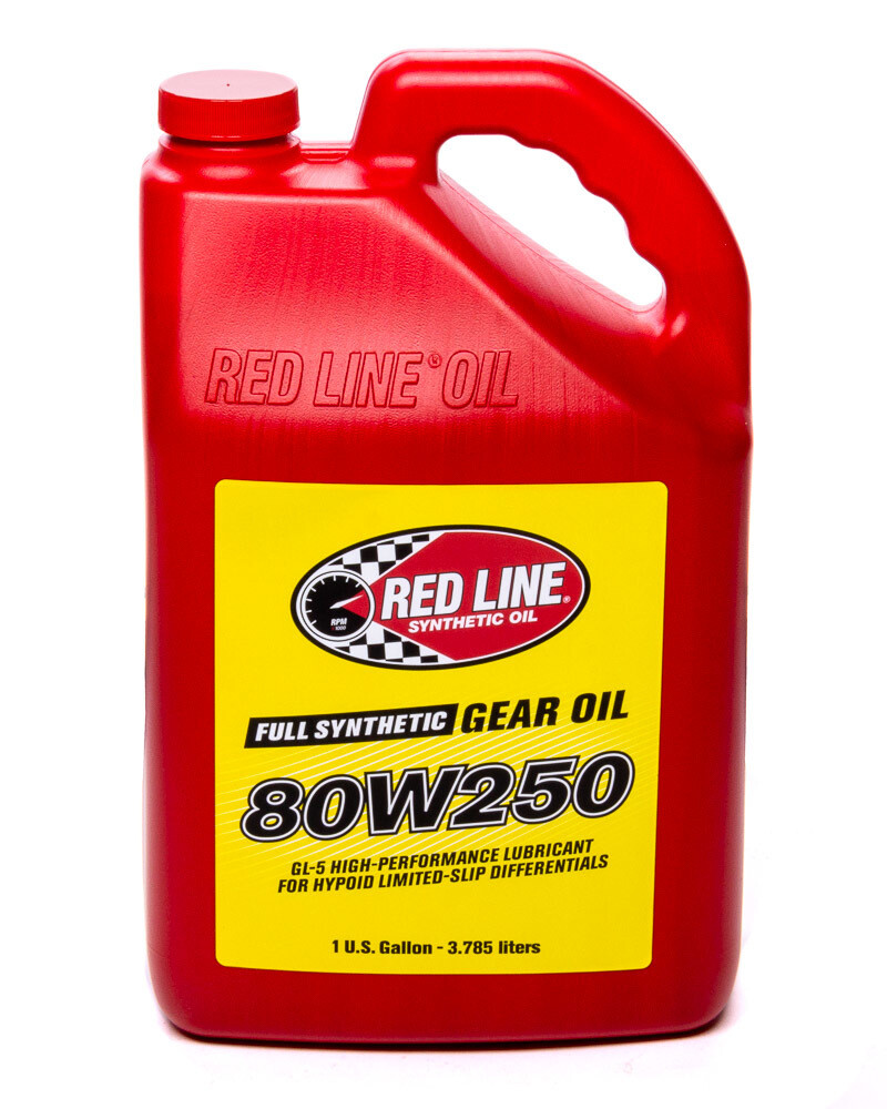 Redline Oil 58605 Gear Oil 80W250 GL-5 Full Synthetic High Performance 1 Gallon
