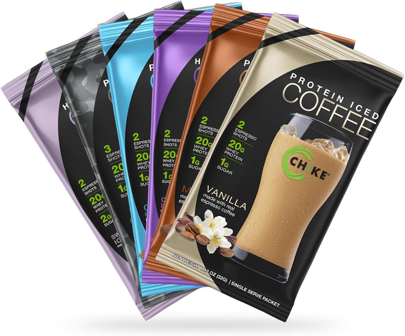 Chike High Protein Iced Coffee Spler Pa, Protein, 2 Shots Espro,