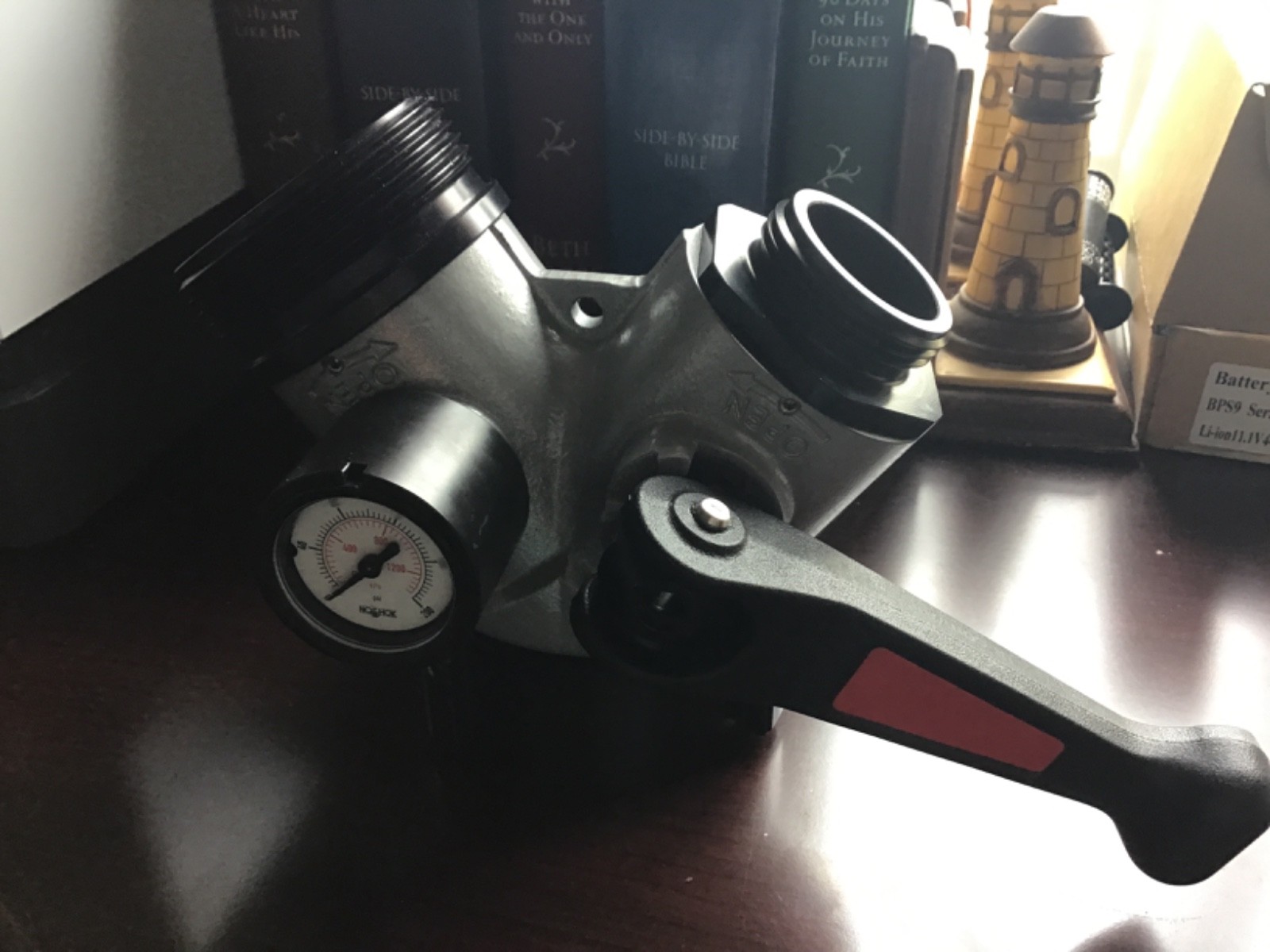 Task Force Tips 2.5 stand pipe wye with guage