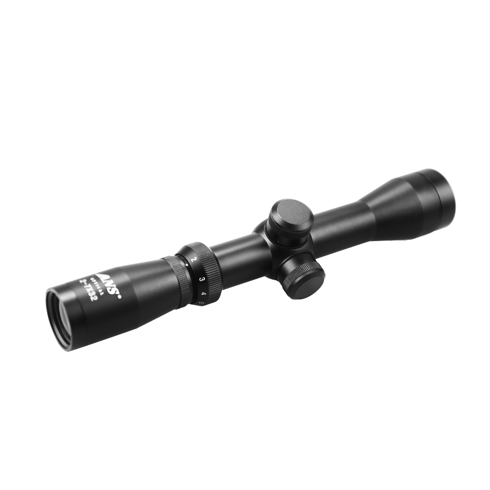ANS 2-7X32 Pistolero Plex Reticle Long Eye Relief Scope