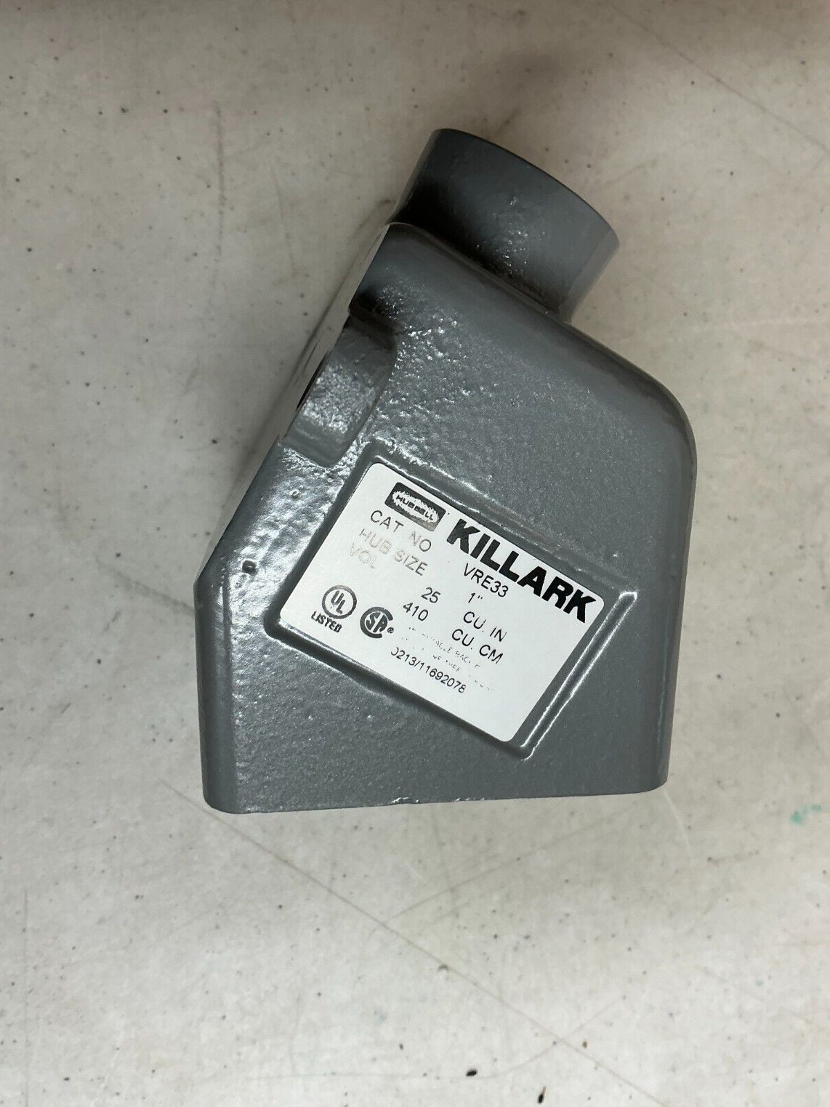 *FREE SHIPPING* KILLARK VRE33, Receptacle Back Box, 1, 30 A, Dead End