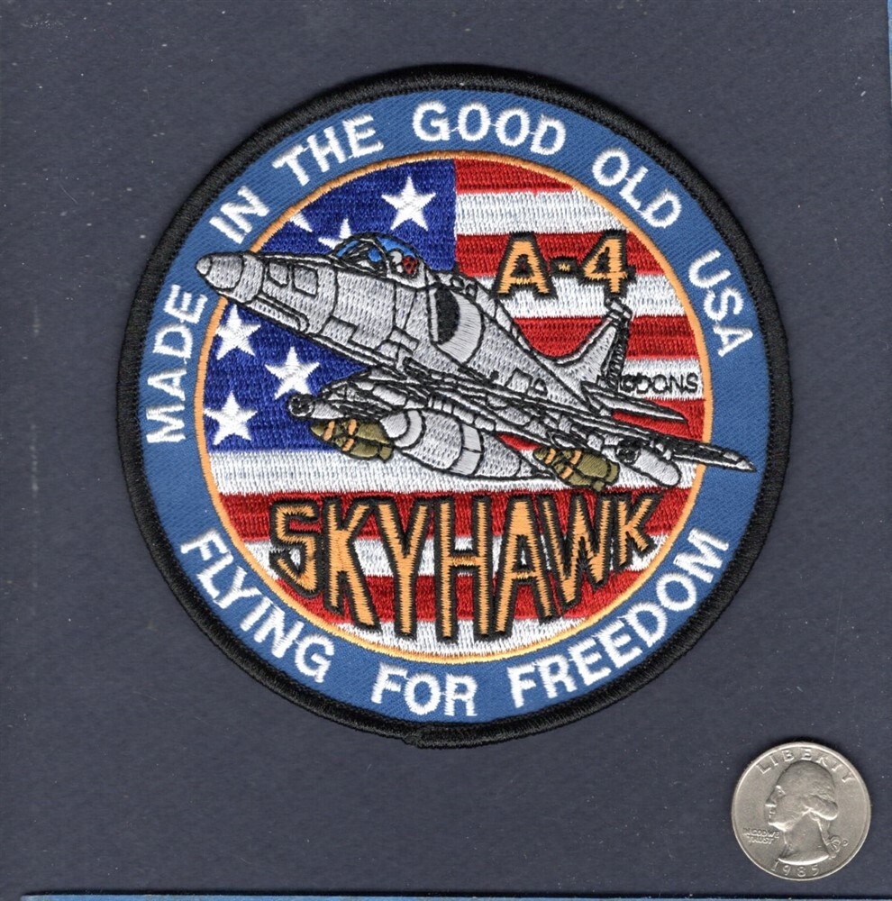 A-4 A-4B A-4C SKYHAWK US NAVY VA USMC VMA IAF Douglas Attack Squadron Patch FFF