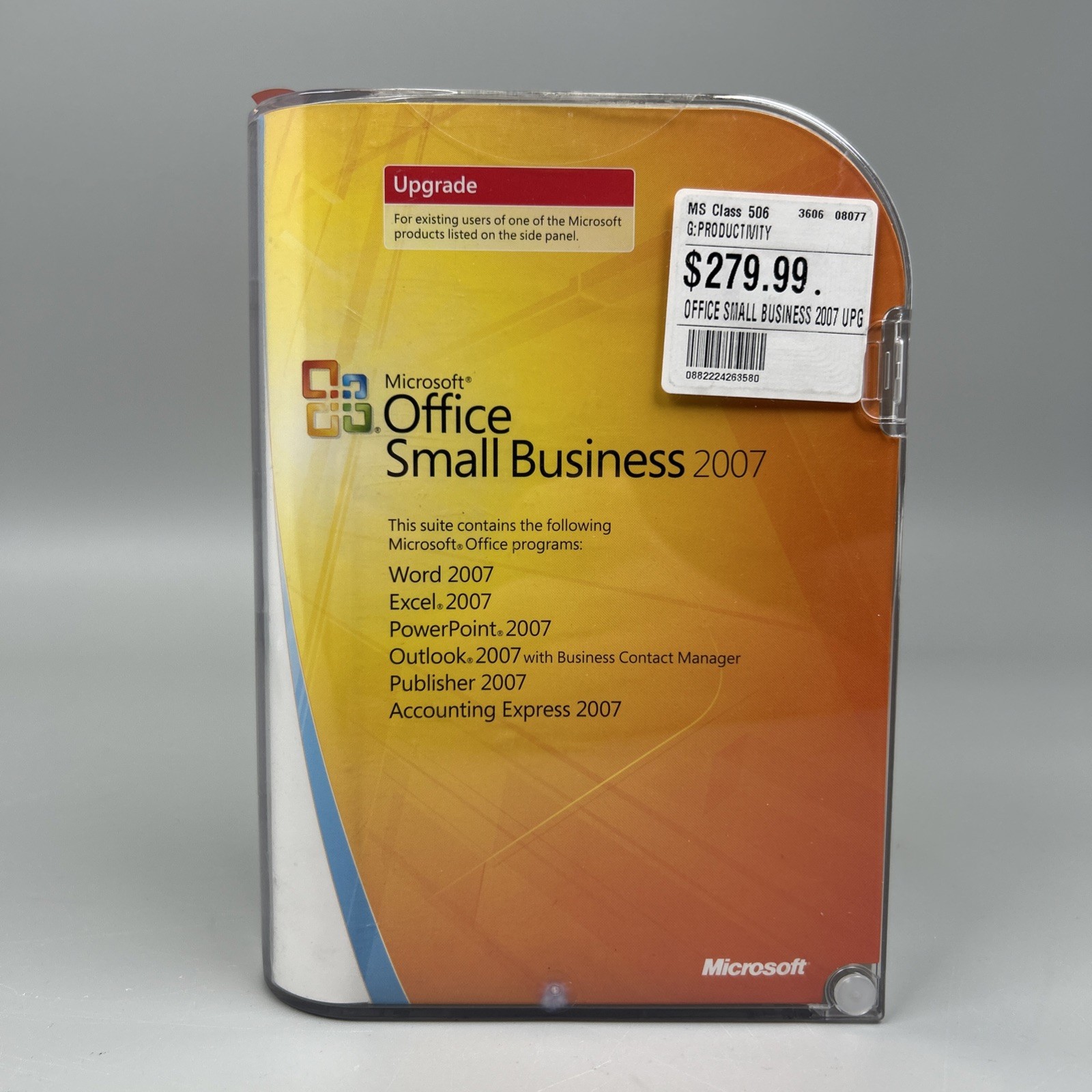 Microsoft Office 2007 Small Business Edition Upgrade - MS SBE - New Open Box