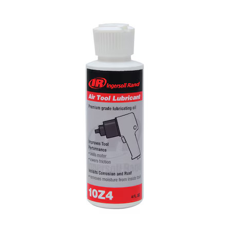 Ingersoll-Rand 10Z4 Air Tool Oil, Clear, 4 Oz, Bottle