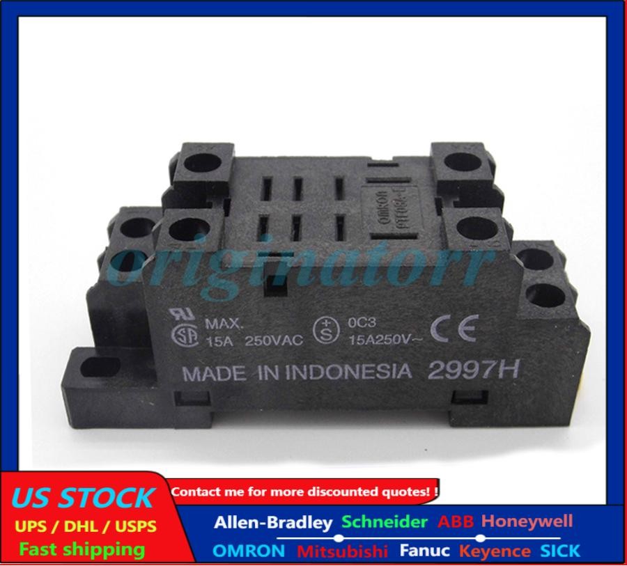 Omron PTF08A-E Relay Base Socket 8 Pin,Use for LY2N-J New #