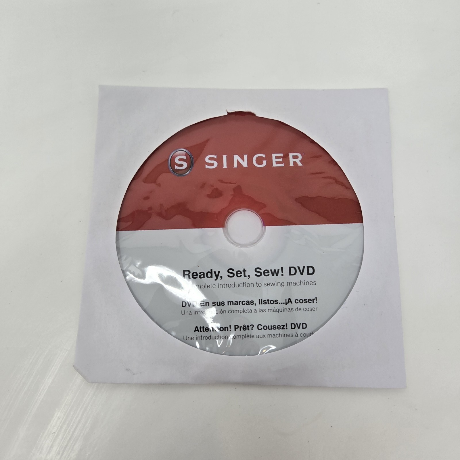 Singer Ready Set Sew Instruction DVD New