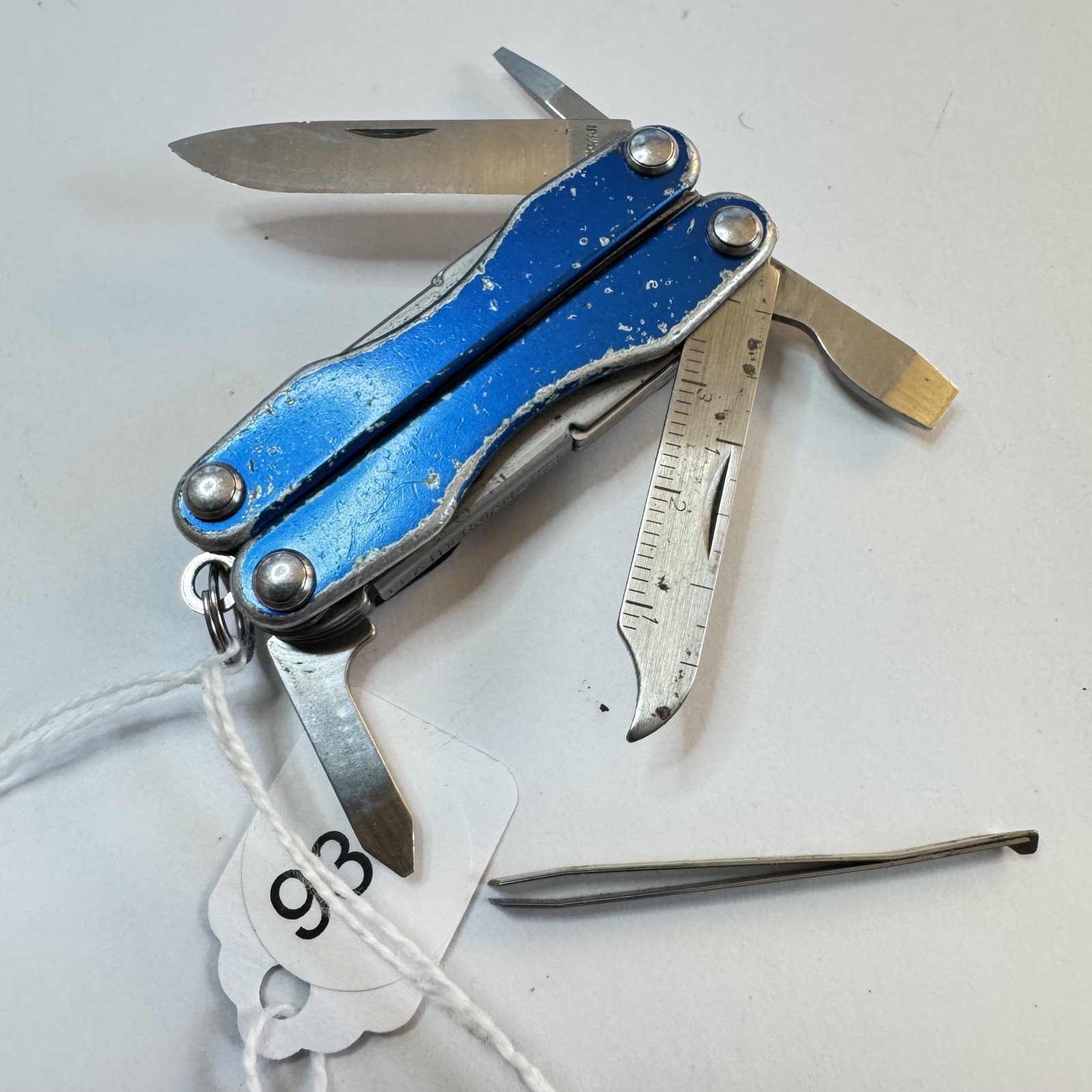 Leatherman Squirt S4 Multi Tool Multifunction Pocket Knife EDC Blue #939