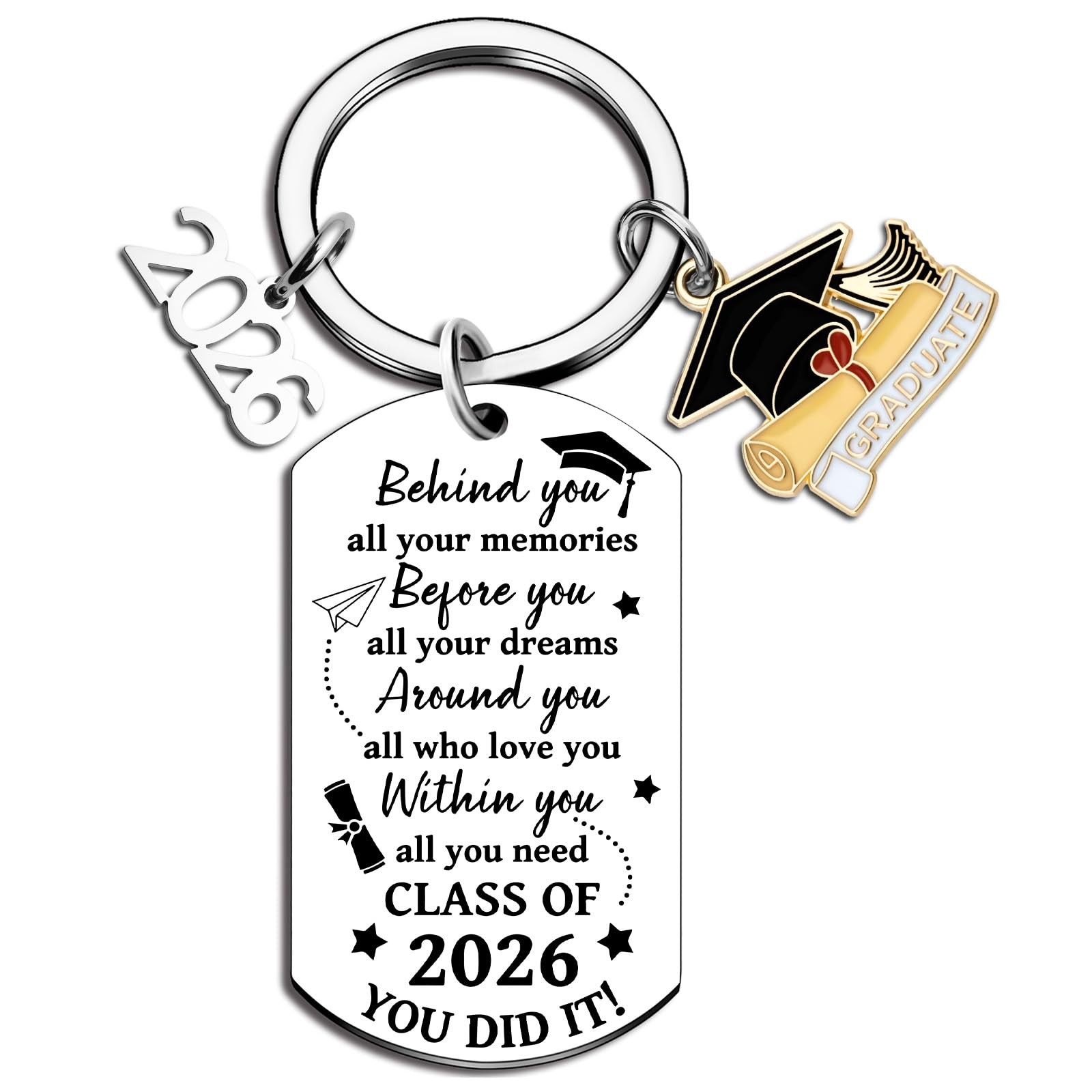 Class of 2026 Keychain Graduation Gifts 2026 Graduation Gift Grad Gifts for G...