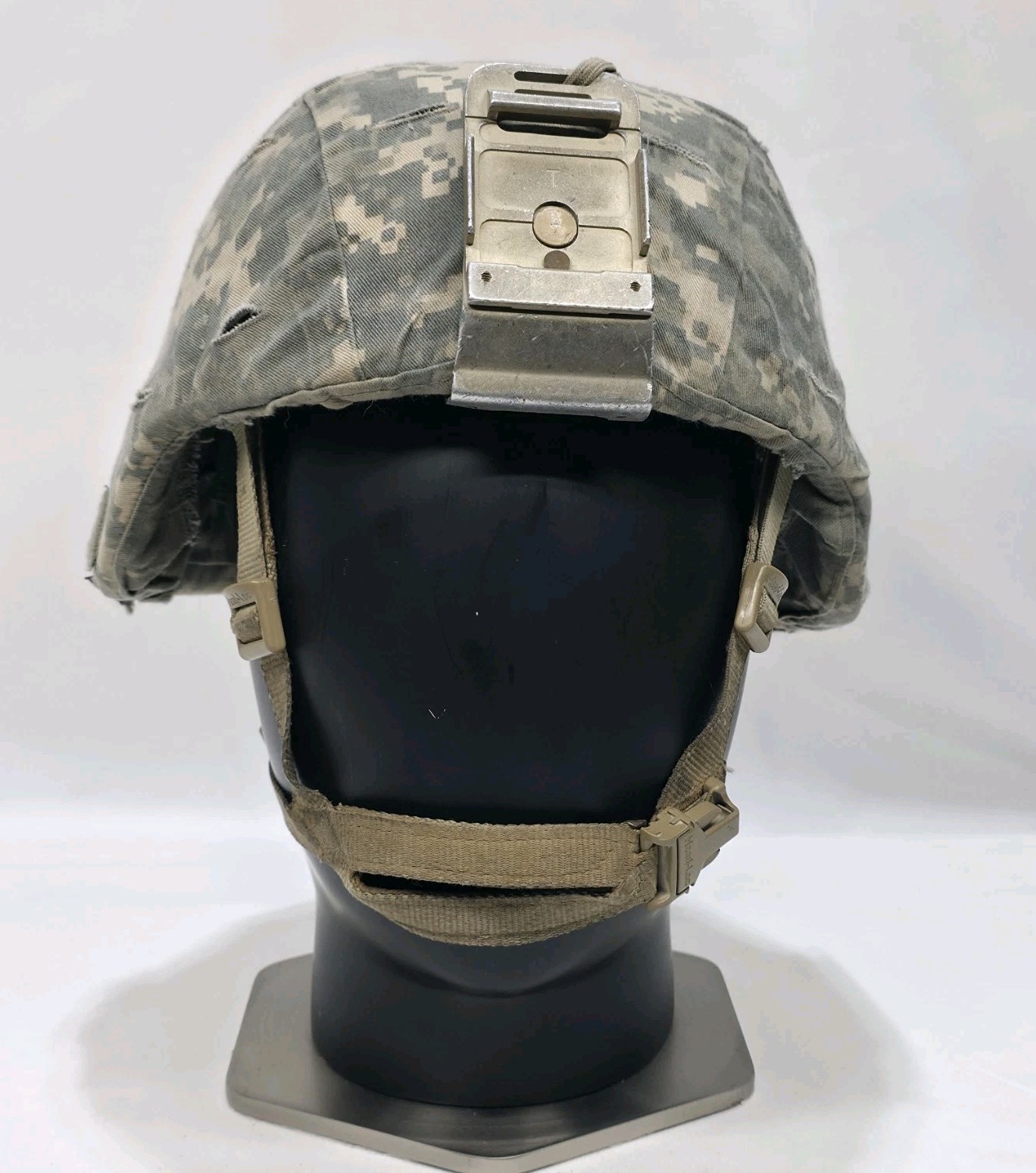 MSA Medium Military ACH Advanced Combat Helmet Chin Straps/Pads/Mount/Cover EUC