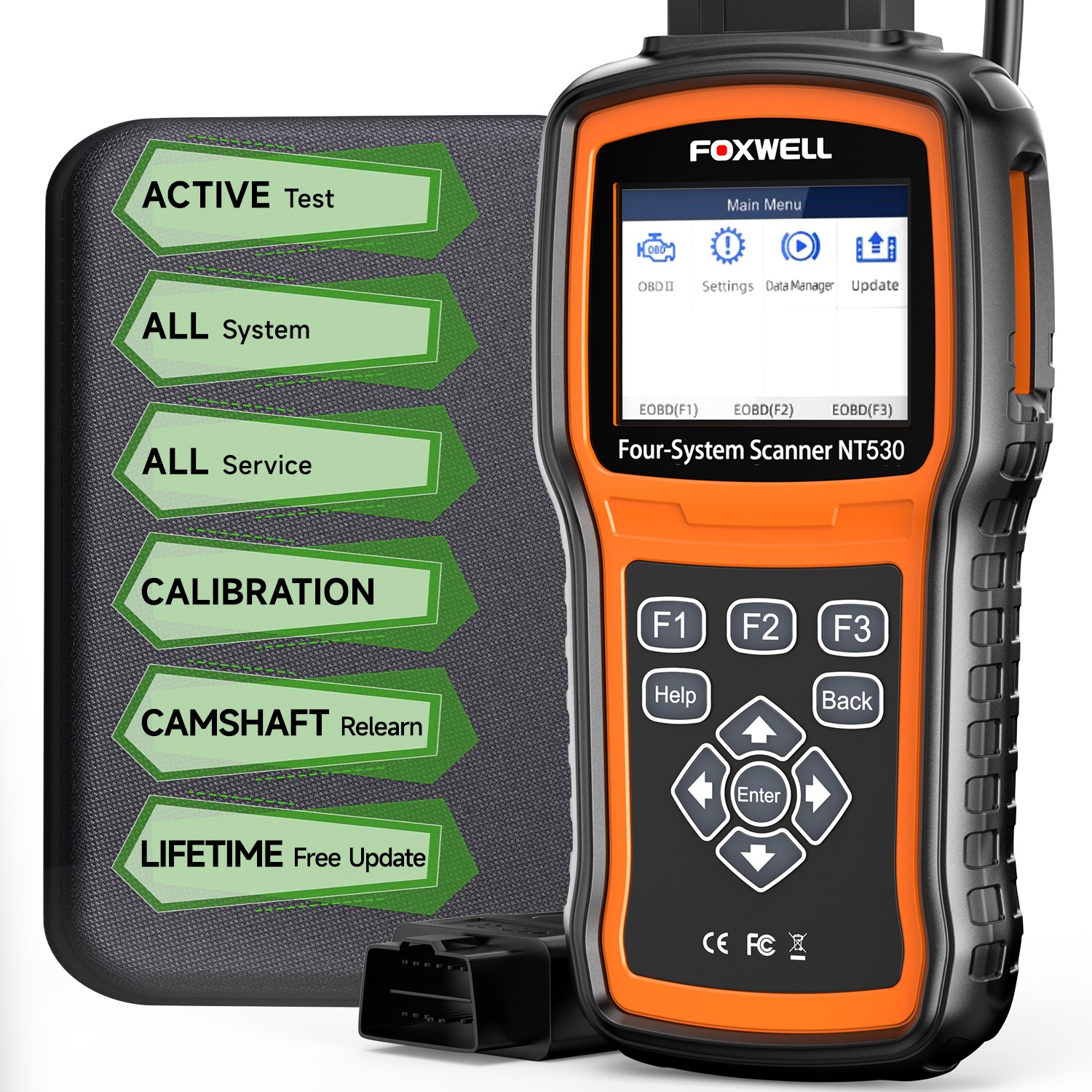 FOXWELL NT530 Plus for Nissan Full System Bidirectional OBD2 Scanner Diagnostic