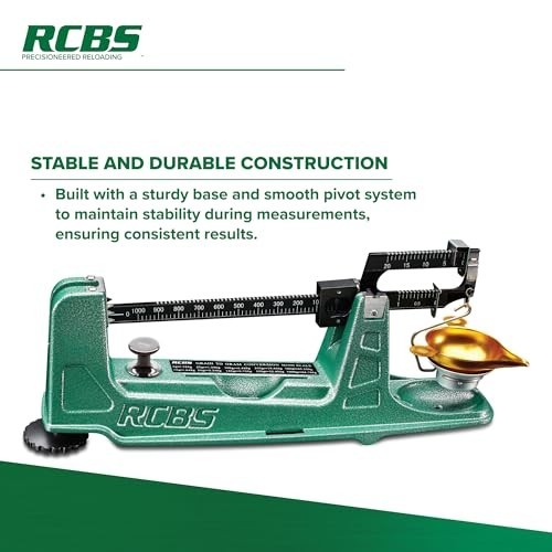 Mechanical Reloading Scale 1000 Grain Capacity 0.1 Grain Accuracy Beam Scale