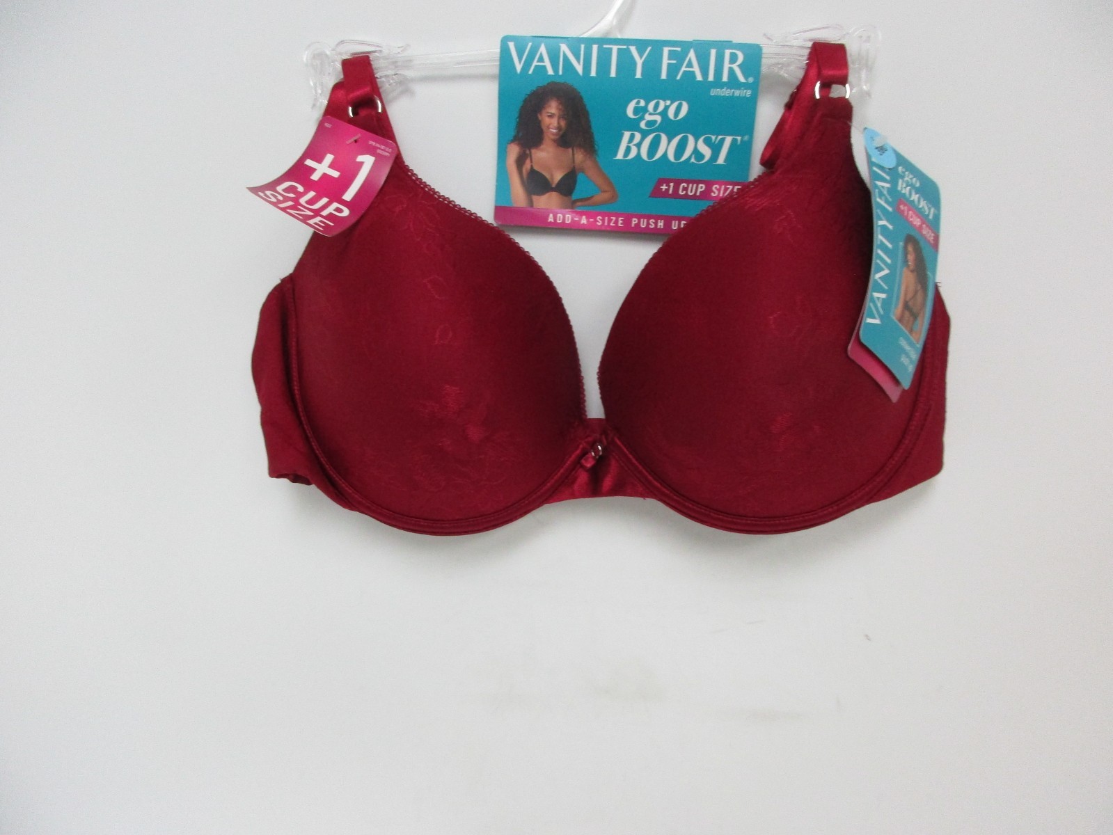 Vanity Fair  Women's Bra 2131101 Ego Boost  Red Size 36C New !!!!