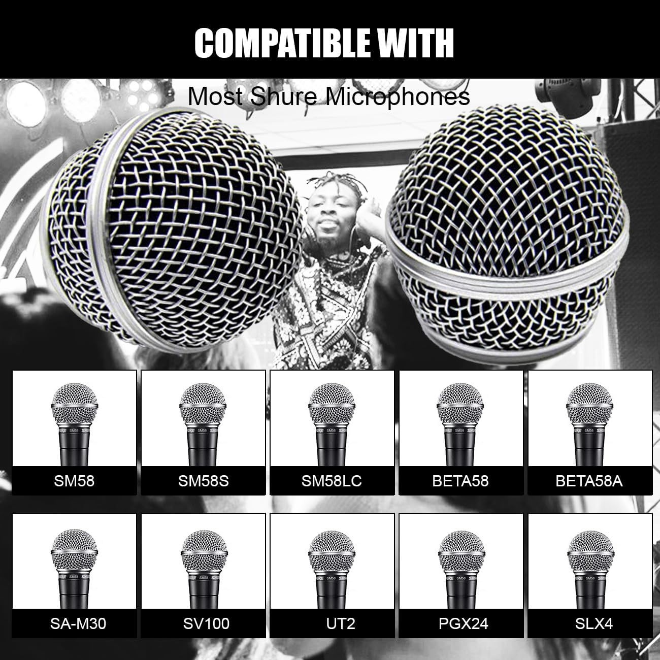 1 PCS Microphone Head Replacement for SM58 – Enhance Your Audio Experience