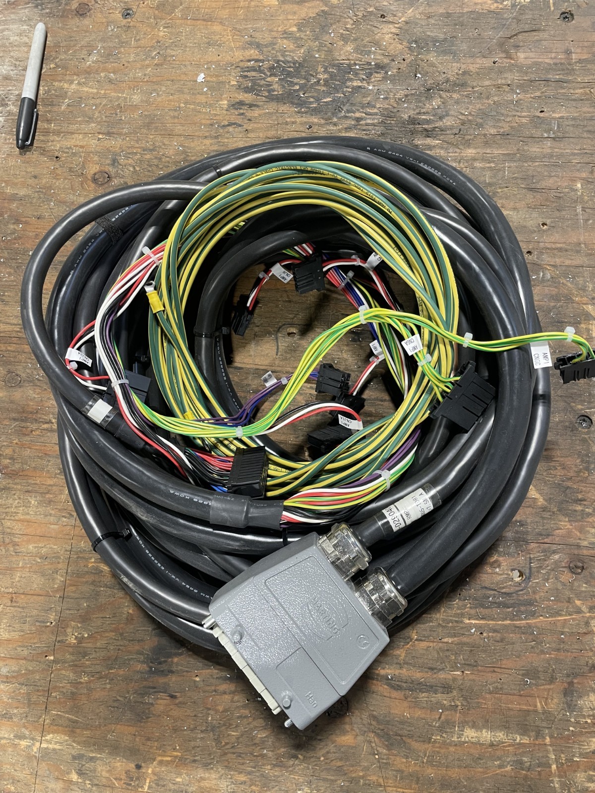 FANUC ROBOT CABLE WITH CONNECTORS, A660-4005-T081, 7.5M, NEW