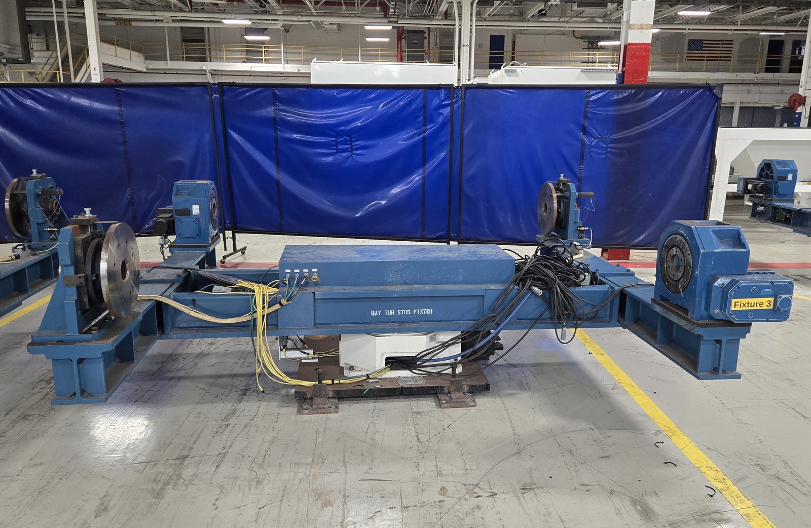 WEISS CR700 TURNTABLE WITH TRUNNIONS ASSEMBLY USED