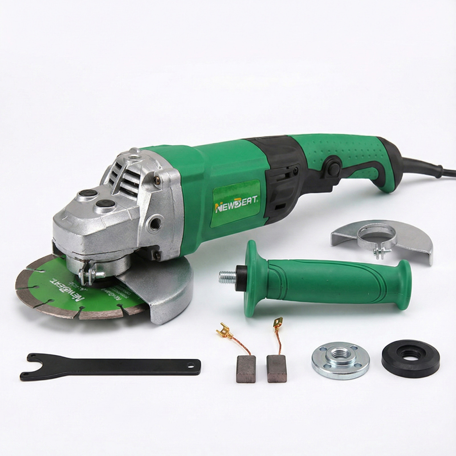 6" Angle Grinder 1680W Electric Tool with Diamond Blade for Concrete Cutting