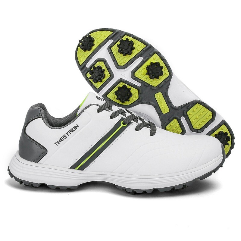 Waterproof Golf Shoes Men Outdoor Golf Spikes Walking Shoes Anti Slips Sneakers