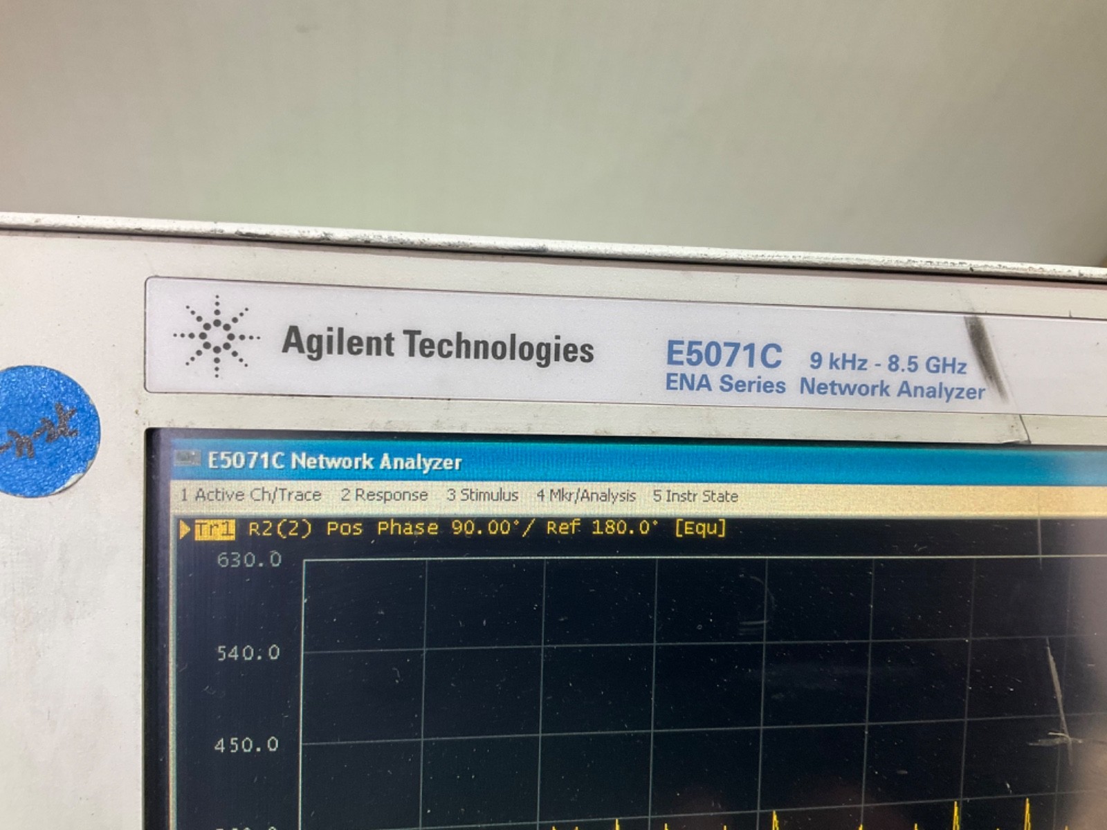 AGILENT TECHNOLOGIES E5071C NETWORK ANALYZER 9KHz-8.5GHz E5071C-ATO-65898