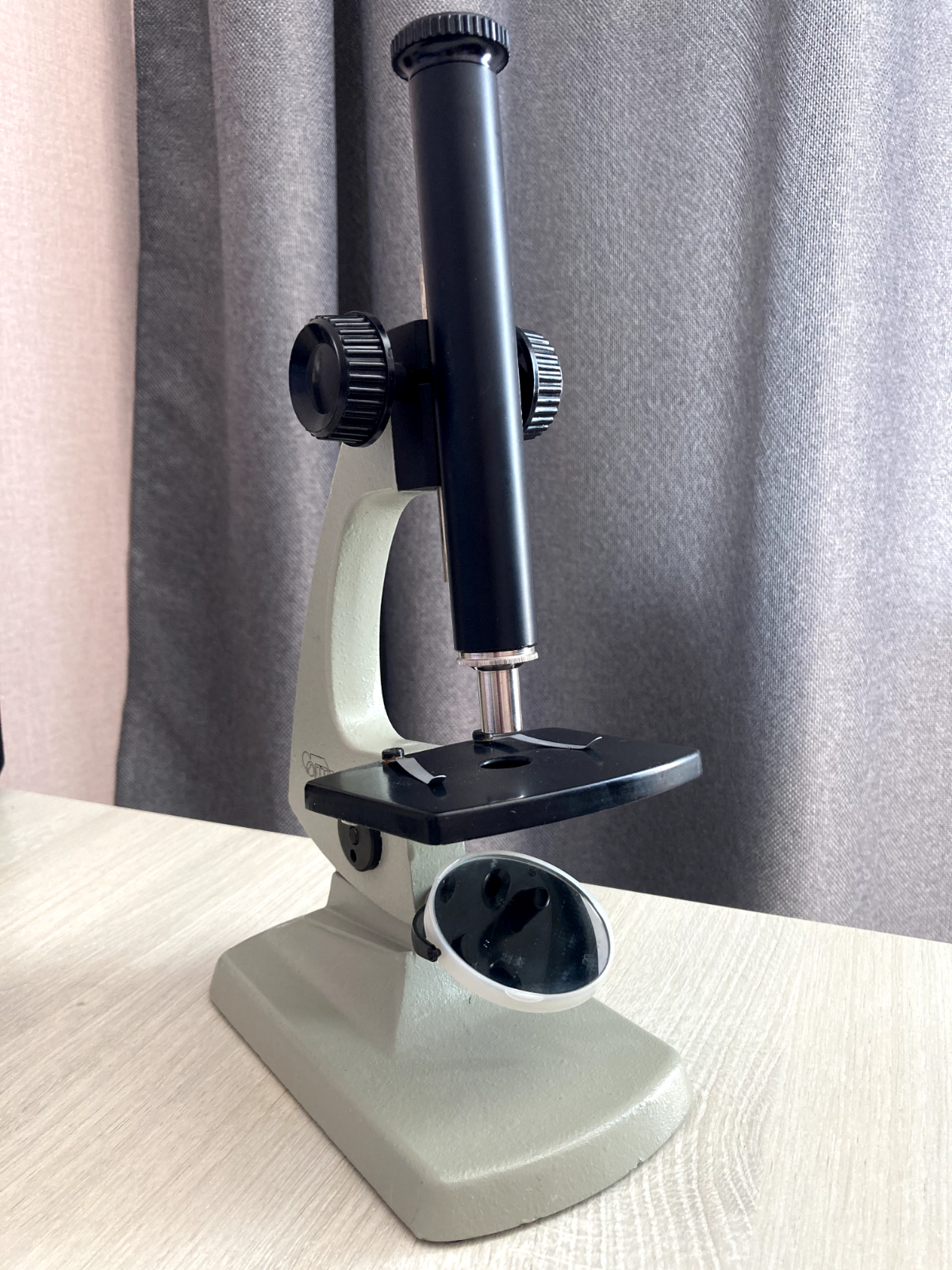 Vintage USSR microscope Yunnat-1 with original box