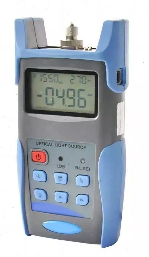 Portable Fiber Optic Power Tester with -70-6dBm 850/1300/1310/1490/1550/1625nm