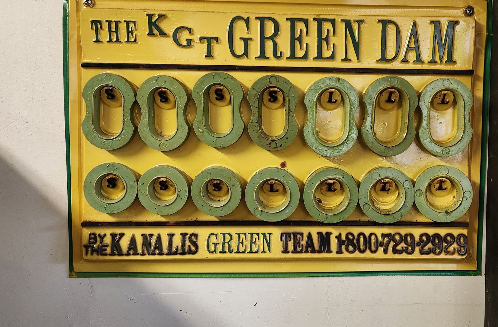 KGT Green Dam -  bowling plug dams