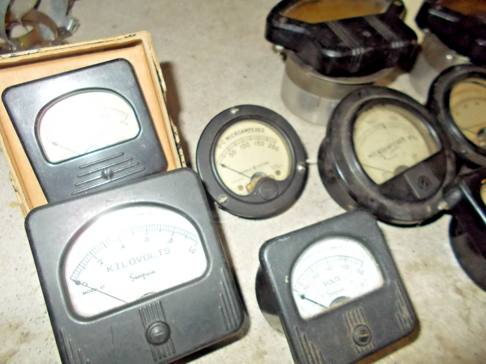 Vintage Panel Meter Assortment