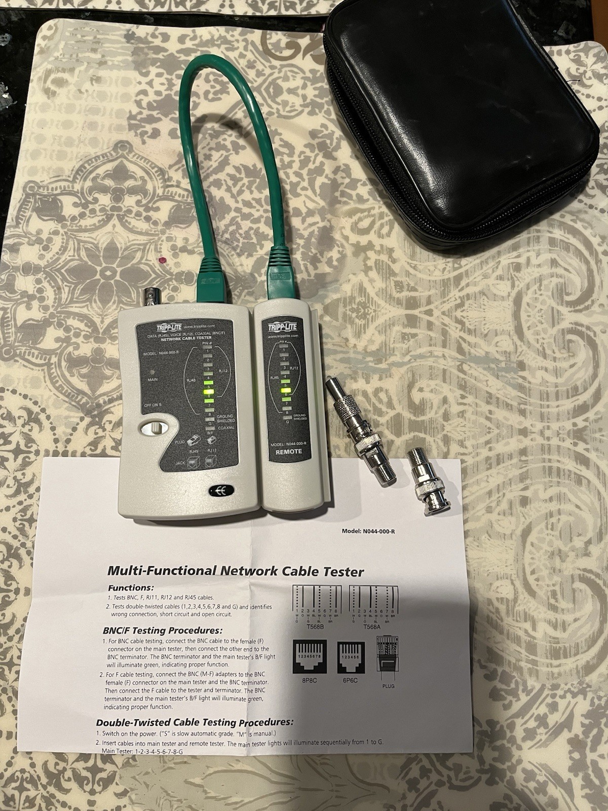 Tripp Lite N044-000-R Multi-Functional Data Coaxial Network Cable Tester