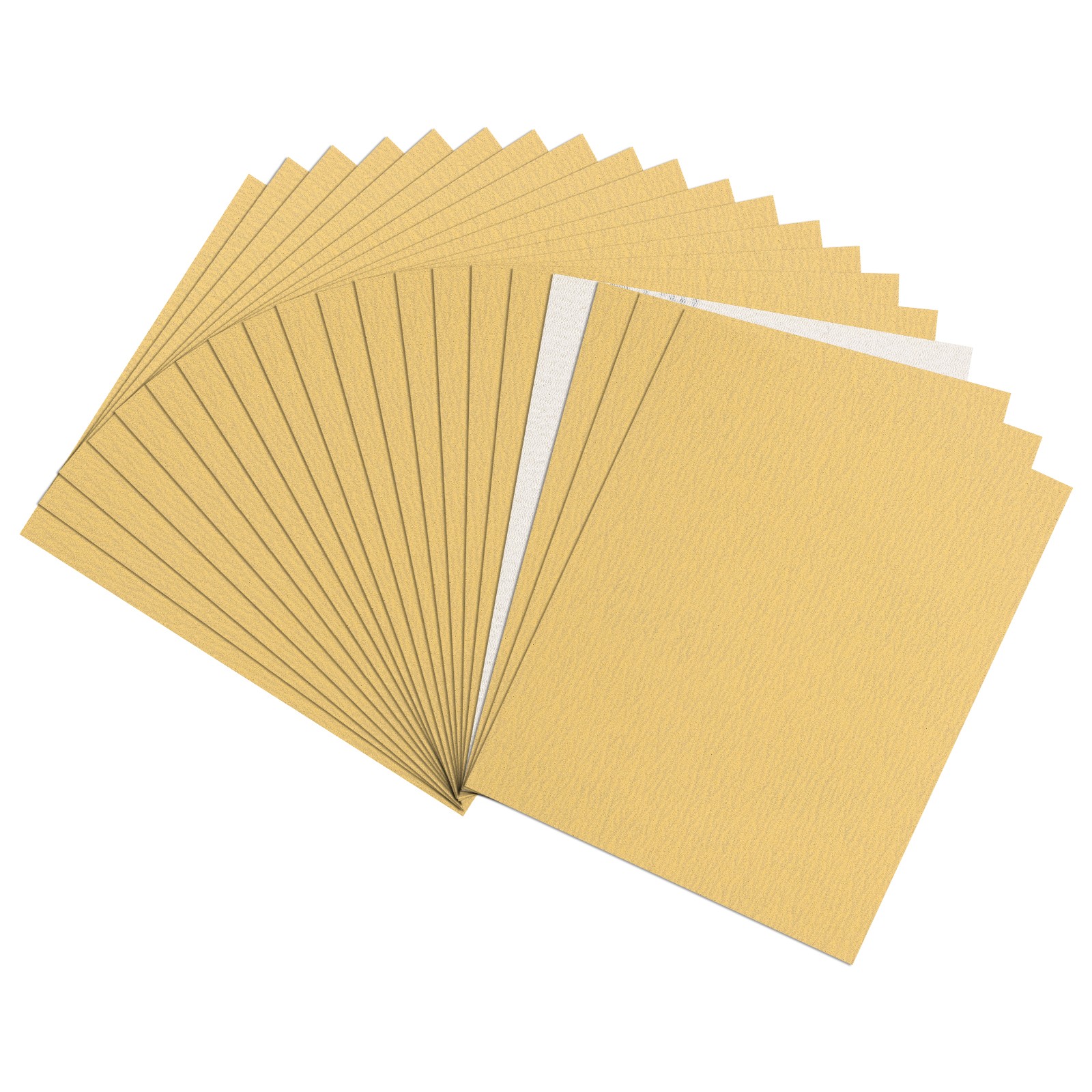 Sandpapers (4.5" x 5.5"/114mm x 140mm) 6 Sheet, 220 Grit Gold Sand Paper