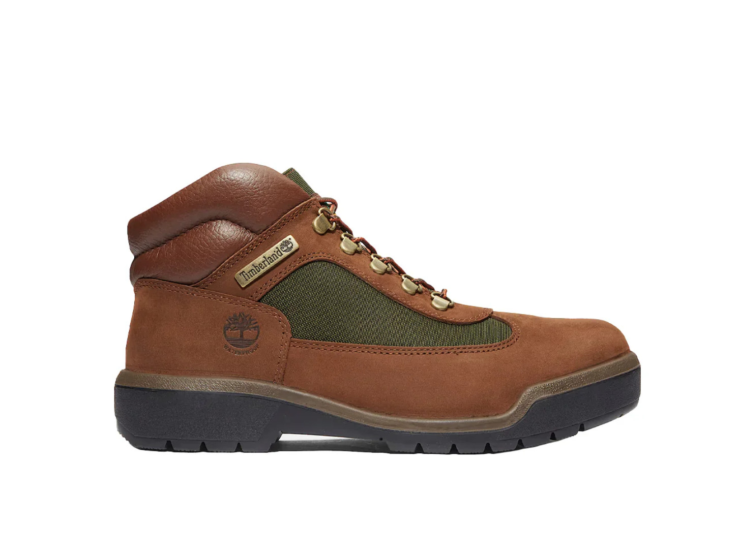 Men's Timberland Field Waterproof Mid Boots TB-0A18A6-D47 Brown Nubuck -Size 11