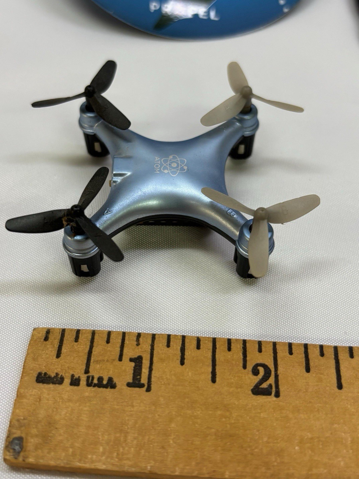 Propel Atom 1.0 Micro Quadcopter Drone 360 Stunt Rolls 65ft Range Blue