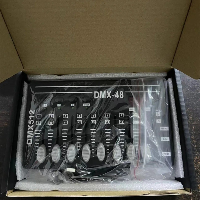 DMX-48 Light Console Controller 8 Channel Mini Stage DMX512 Dimming Board