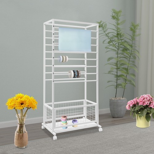 16-Layer Storage Rack - Floor Standing Organizer for Ribbons and More