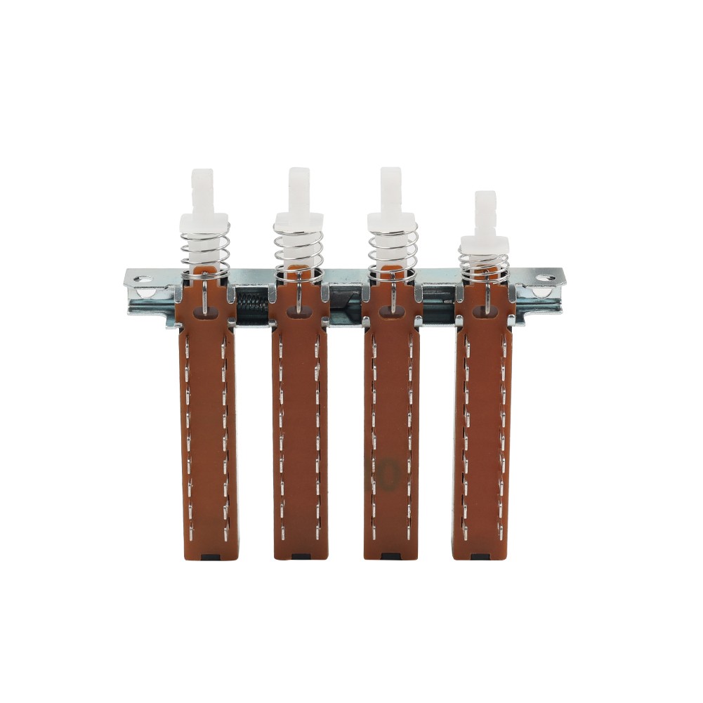 Interlock Push Button Switch Piano Type 18 Pin 4 Row