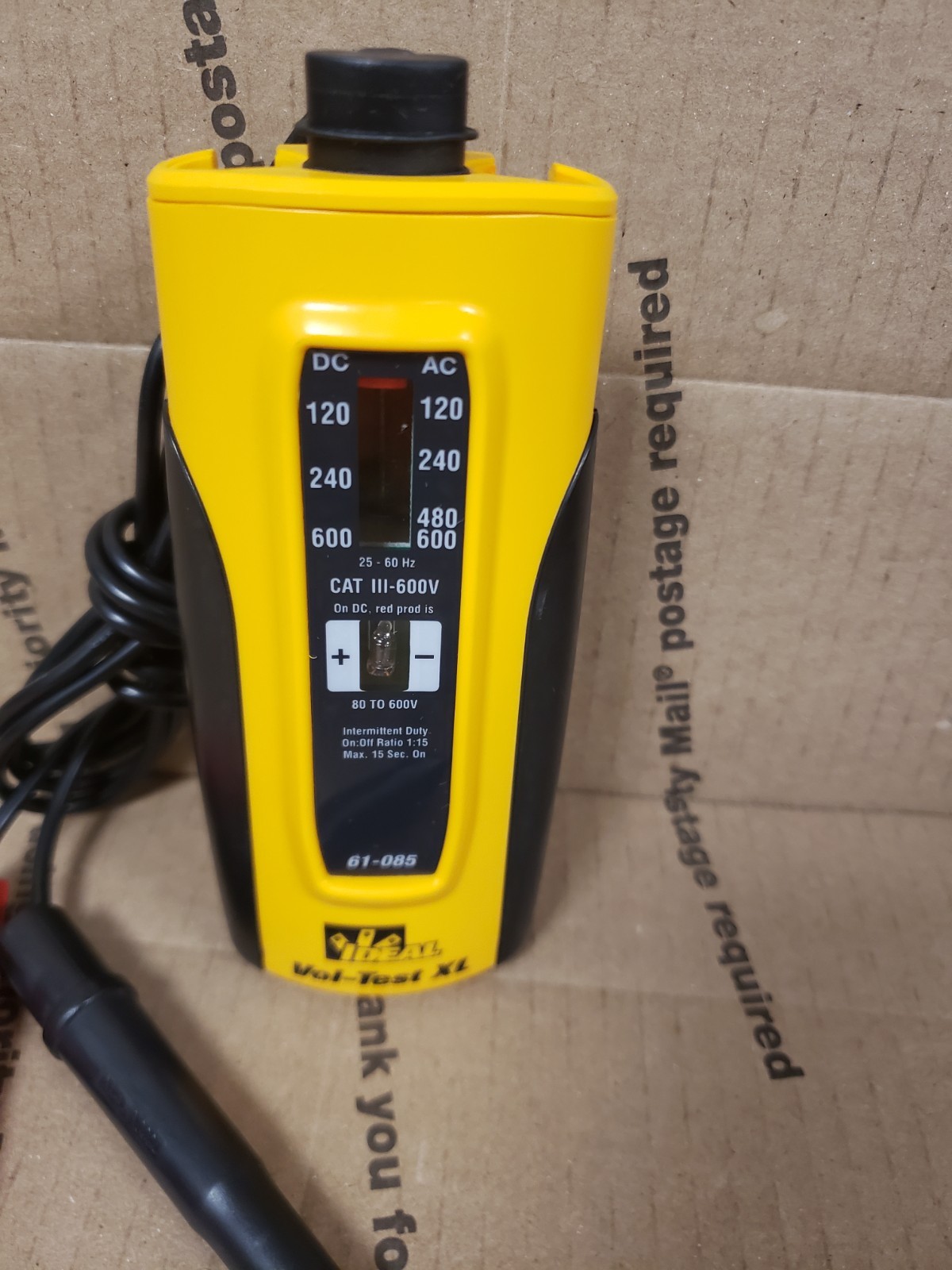 IDEAL VOL-TEST XL Voltage Tester 61-085 (TESTED)