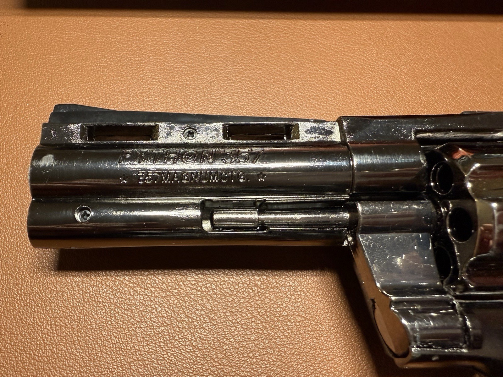 Colt Python 357 Gun Pistol Jet Torch Lighter 1:1 Scale Full Metal Quality Rare