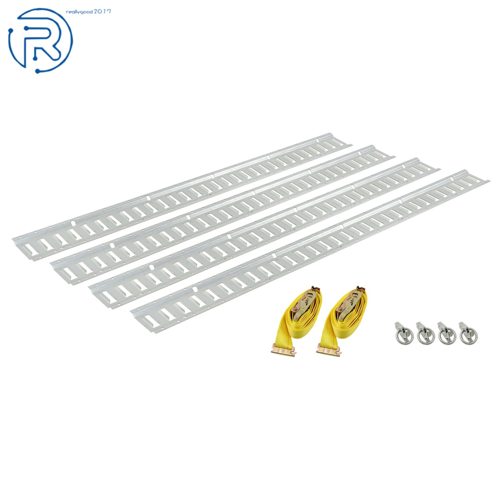 Horizontal Heavy Loads For Trucks Vans 12 Pack 5' E Track Tie Down Rail System