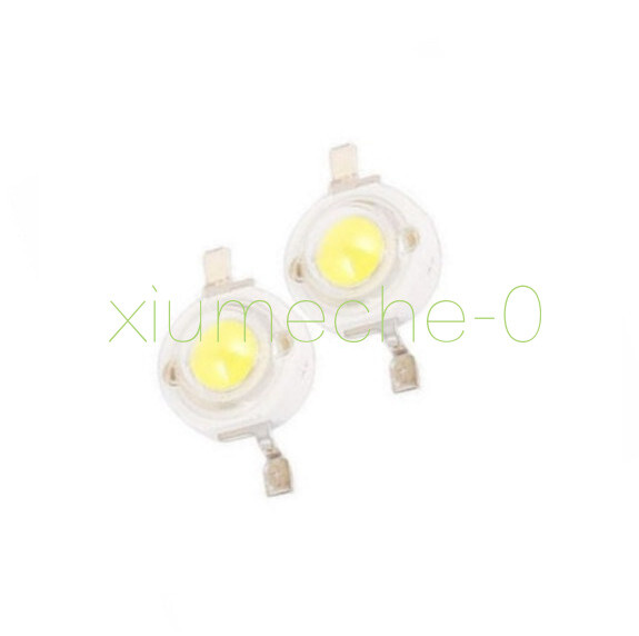 50PCS 1W Pure White SMD LED Beads NEW
