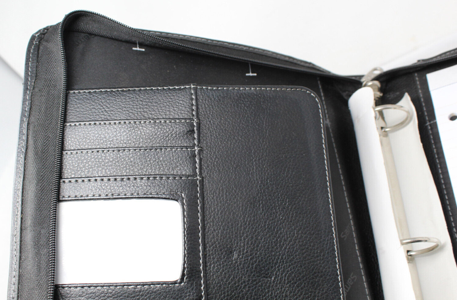 Samsonite 3 Ring Business Binder Zip Around w/ Calculator
