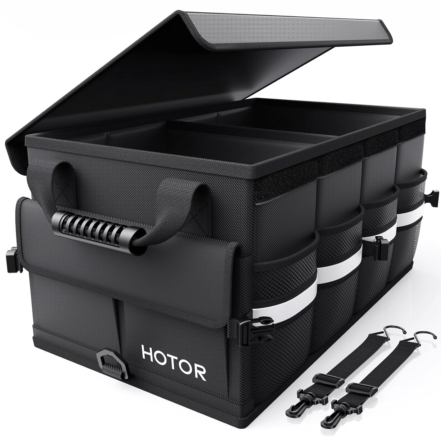 Car Trunk Organizer for SUV Foldable Storage with Racks for Cars SUV Cargo