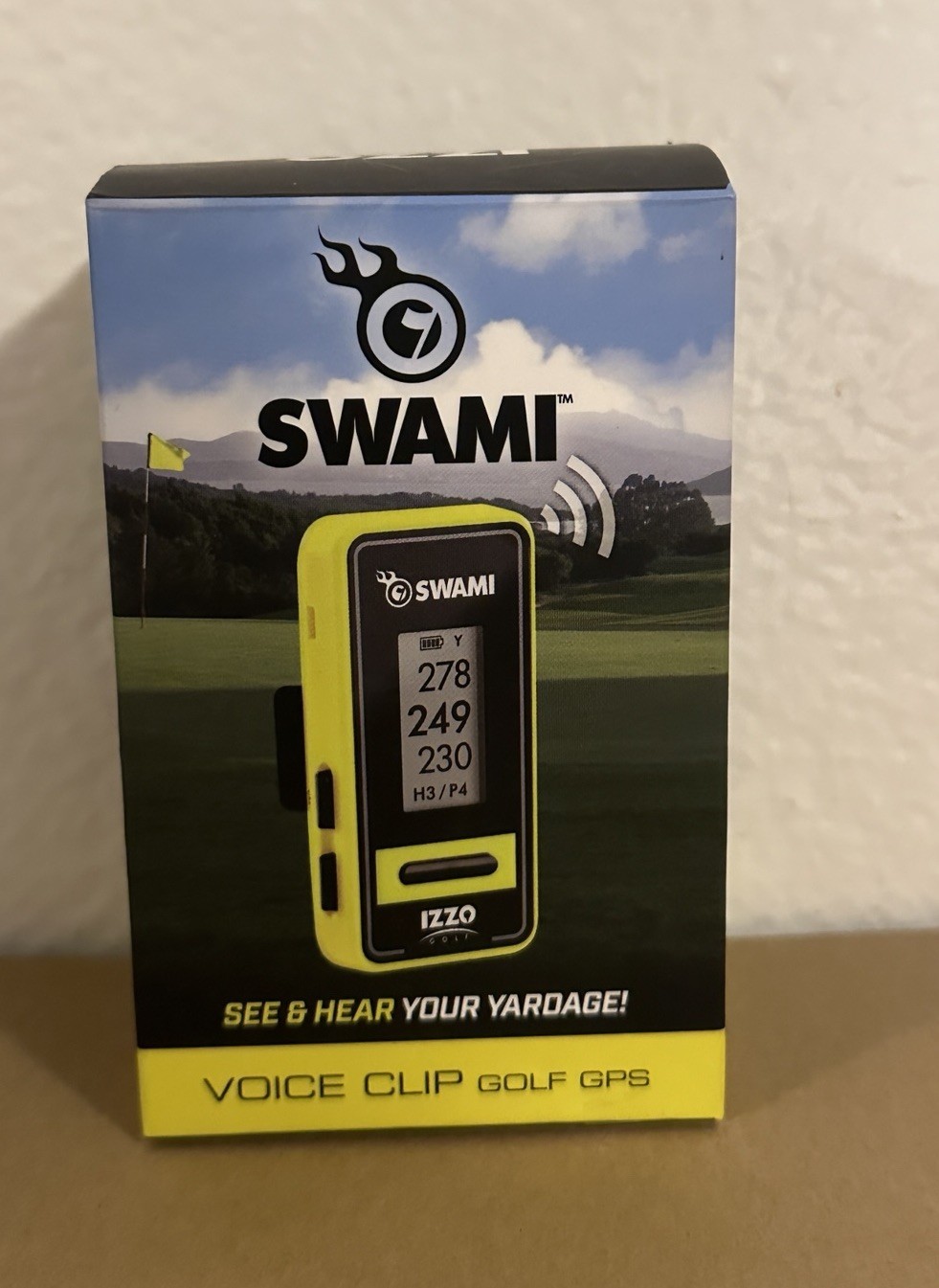 IZZO Swami Voice Clip Golf GPS Clip Only Appears Unused