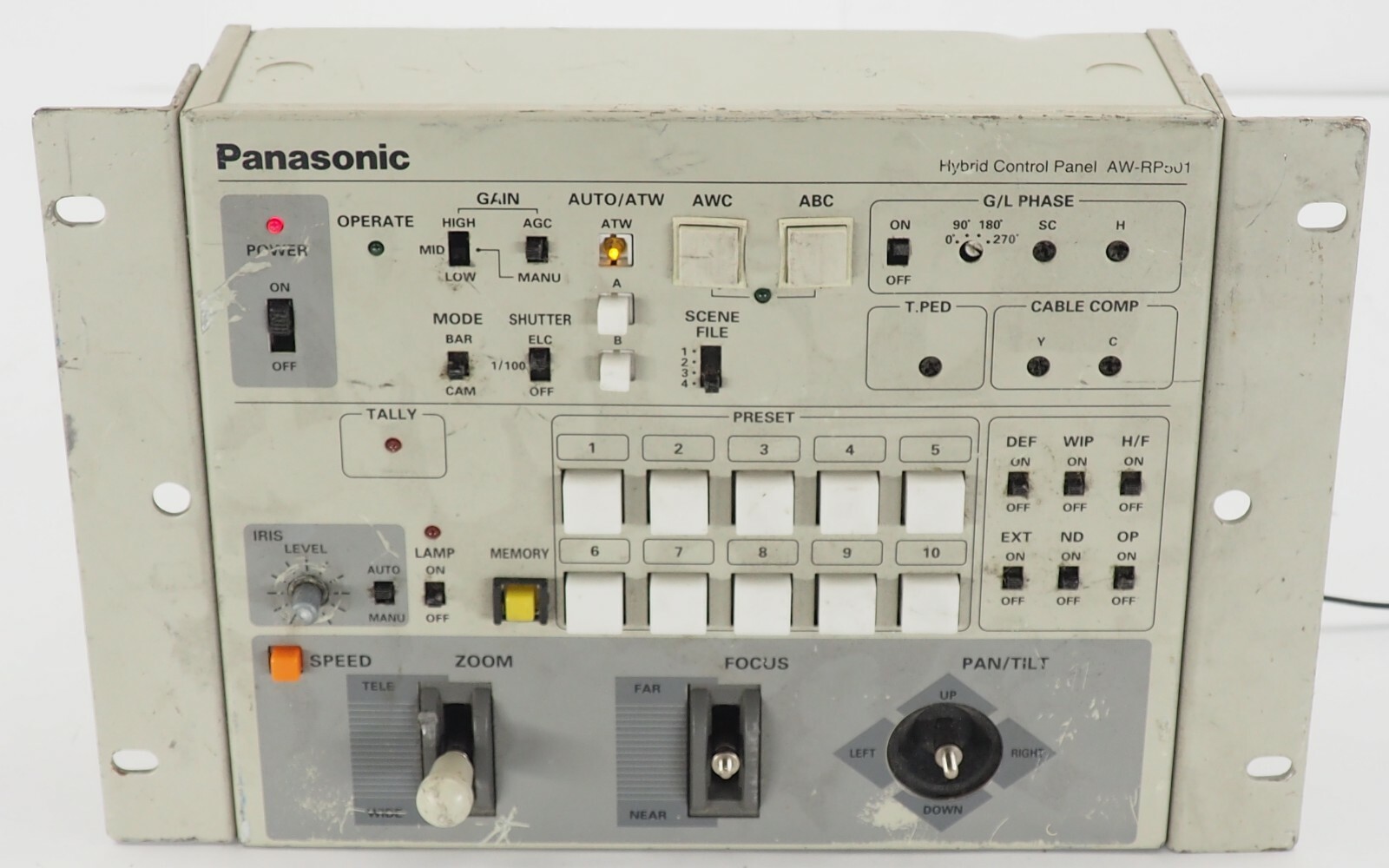 Panasonic AW-RP501 Hybrid Control Panel Camera Controller